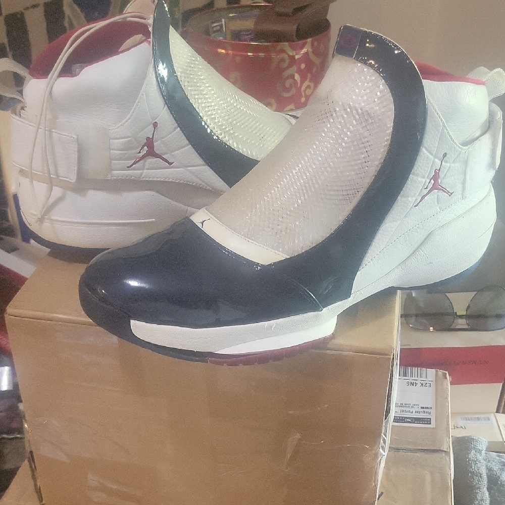 Jordan Black and White Sneakers with Classic Design